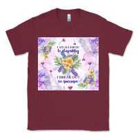 Burgundy i am allergic to stupidity Classic Tee - TumblerDesignByShophia