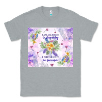 Heather Grey i am allergic to stupidity Classic Tee - TumblerDesignByShophia