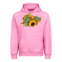 Fuchsia Pink cactus leopard sunflower glitter  patch Urban Hoodie - AdoDesignShop