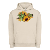 Pigment French Oak cactus leopard sunflower glitter  patch Urban Hoodie - AdoDesignShop