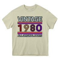 Mossy Vintage 1980 Birthday Heavy Core Tee - Bettercallsaul