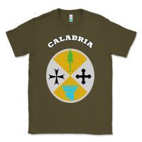 Army Green Calabria Coat of arms  Flag souvenir Italy Classic Tee - longCreatives