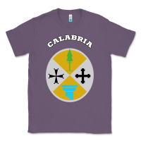Lavender Calabria Coat of arms  Flag souvenir Italy Classic Tee - longCreatives