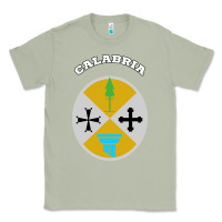Matcha Calabria Coat of arms  Flag souvenir Italy Classic Tee - longCreatives