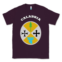 Plum Calabria Coat of arms  Flag souvenir Italy Classic Tee - longCreatives