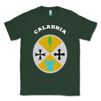 Sports Green Calabria Coat of arms  Flag souvenir Italy Classic Tee - longCreatives
