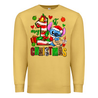 Antique Gold my first christmas stitch Premium Sweatshirt - AdoDesignShop