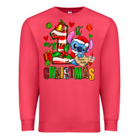 Cardinal my first christmas stitch Premium Sweatshirt - AdoDesignShop