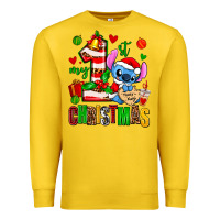 Lemon my first christmas stitch Premium Sweatshirt - AdoDesignShop