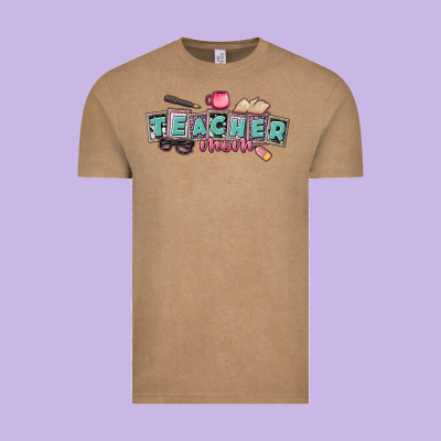 Teacher Mom Vintage Tee Designed By Cowgirlartshop