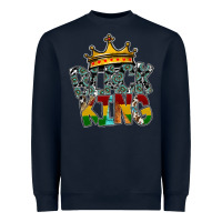 Navy black king Heavyweight Sweatshirt - SublimationCraftShop