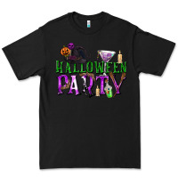 Black Halloween Party Premium Tee - texasbilliewilder