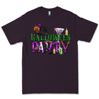 Plum Halloween Party Premium Tee - texasbilliewilder
