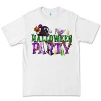 White Halloween Party Premium Tee - texasbilliewilder