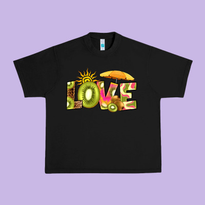 Love Kiwi Urban Heavy Tee Designed By Ranaportraitstore