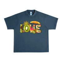 Midnight Navy love kiwi Urban Heavy Tee - RanaPortraitStore