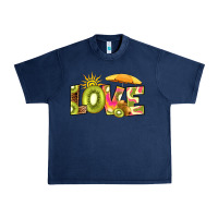 Navy love kiwi Urban Heavy Tee - RanaPortraitStore