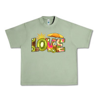 Oil Green love kiwi Urban Heavy Tee - RanaPortraitStore