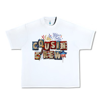 White Cousin crew 4th of july Urban Heavy Tee - CowGirlArtShop