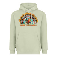 Matcha happy thanksgiving rainbow Heavyweight Hoodie - BarkalooDesign