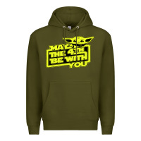 Army Green may the 4th be with you Premium Hoodie - longCreatives