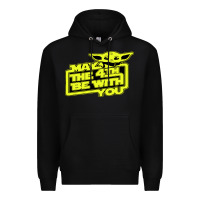 Black may the 4th be with you Premium Hoodie - longCreatives