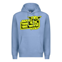 Colony Blue may the 4th be with you Premium Hoodie - longCreatives