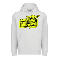 Dove Grey may the 4th be with you Premium Hoodie - longCreatives