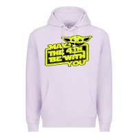 Lilac may the 4th be with you Premium Hoodie - longCreatives