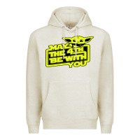 Oatmeal Heather may the 4th be with you Premium Hoodie - longCreatives