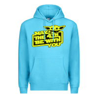 Ocean Blue may the 4th be with you Premium Hoodie - longCreatives