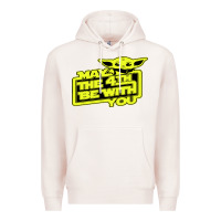 Pale Pink may the 4th be with you Premium Hoodie - longCreatives