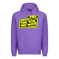 Purple may the 4th be with you Premium Hoodie - longCreatives