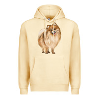 Pina Colada Pomeranian Dog Illustrations Premium Hoodie - LillyAllenDesigns
