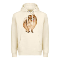 Tofu Pomeranian Dog Illustrations Premium Hoodie - LillyAllenDesigns