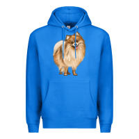 True Royal Pomeranian Dog Illustrations Premium Hoodie - LillyAllenDesigns
