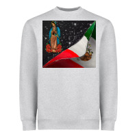 Heather Grey our lady graduap Heavyweight Sweatshirt - CowhideDigitalArt