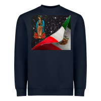 Navy our lady graduap Heavyweight Sweatshirt - CowhideDigitalArt