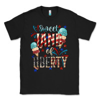 Black Sweet land of liberty 4th of july Classic Tee - HowdyJamesFarm