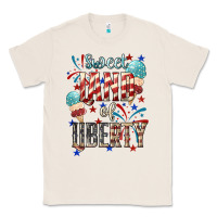 Natural Sweet land of liberty 4th of july Classic Tee - HowdyJamesFarm