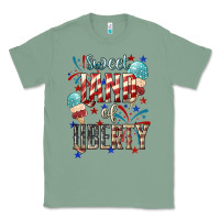 Sage Sweet land of liberty 4th of july Classic Tee - HowdyJamesFarm
