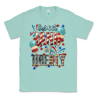 Seafoam Sweet land of liberty 4th of july Classic Tee - HowdyJamesFarm