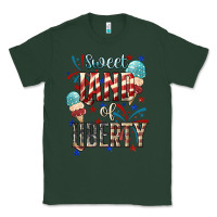 Sports Green Sweet land of liberty 4th of july Classic Tee - HowdyJamesFarm