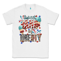 White Sweet land of liberty 4th of july Classic Tee - HowdyJamesFarm
