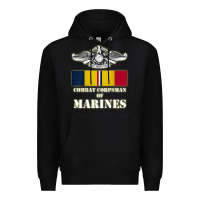 Black Eagle FMF Corpsman 8404 T Back Design Premium Hoodie - longCreatives