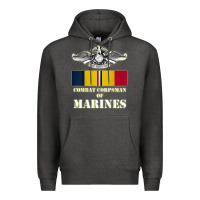 Charcoal Heather Eagle FMF Corpsman 8404 T Back Design Premium Hoodie - longCreatives