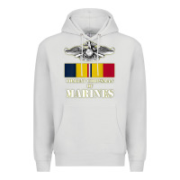 Dove Grey Eagle FMF Corpsman 8404 T Back Design Premium Hoodie - longCreatives