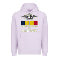 Lilac Eagle FMF Corpsman 8404 T Back Design Premium Hoodie - longCreatives