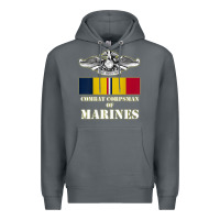 Rock Eagle FMF Corpsman 8404 T Back Design Premium Hoodie - longCreatives