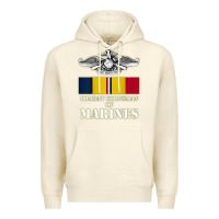 Sandshell Eagle FMF Corpsman 8404 T Back Design Premium Hoodie - longCreatives